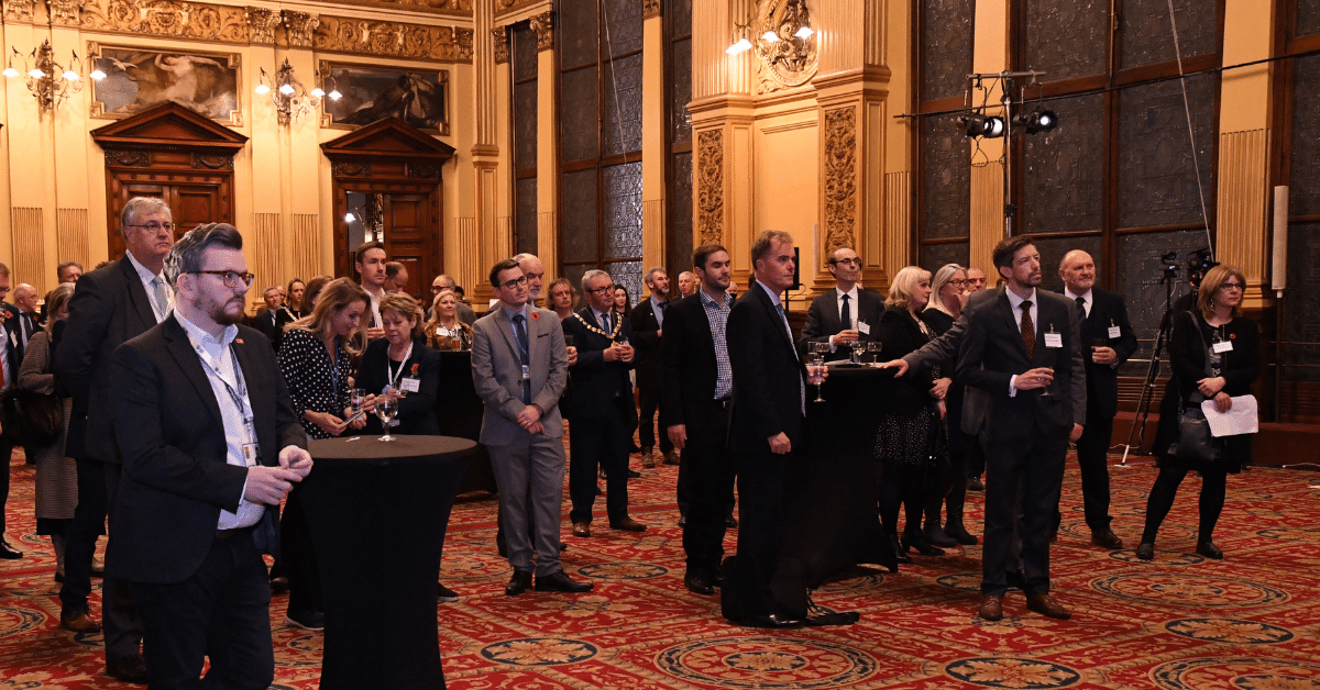 Local leaders listen at our UK Local Leaders' Reception at COP26