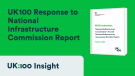 UK100 Response to National Infrastructure Commission Report