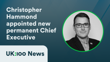 UK100 appoints Christopher Hammond as new permanent Chief Executive