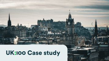 Image of Edinburgh Old-Town & Castle skyline 