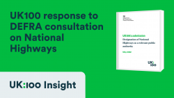 Image of UK100 Response to National Highways consultation