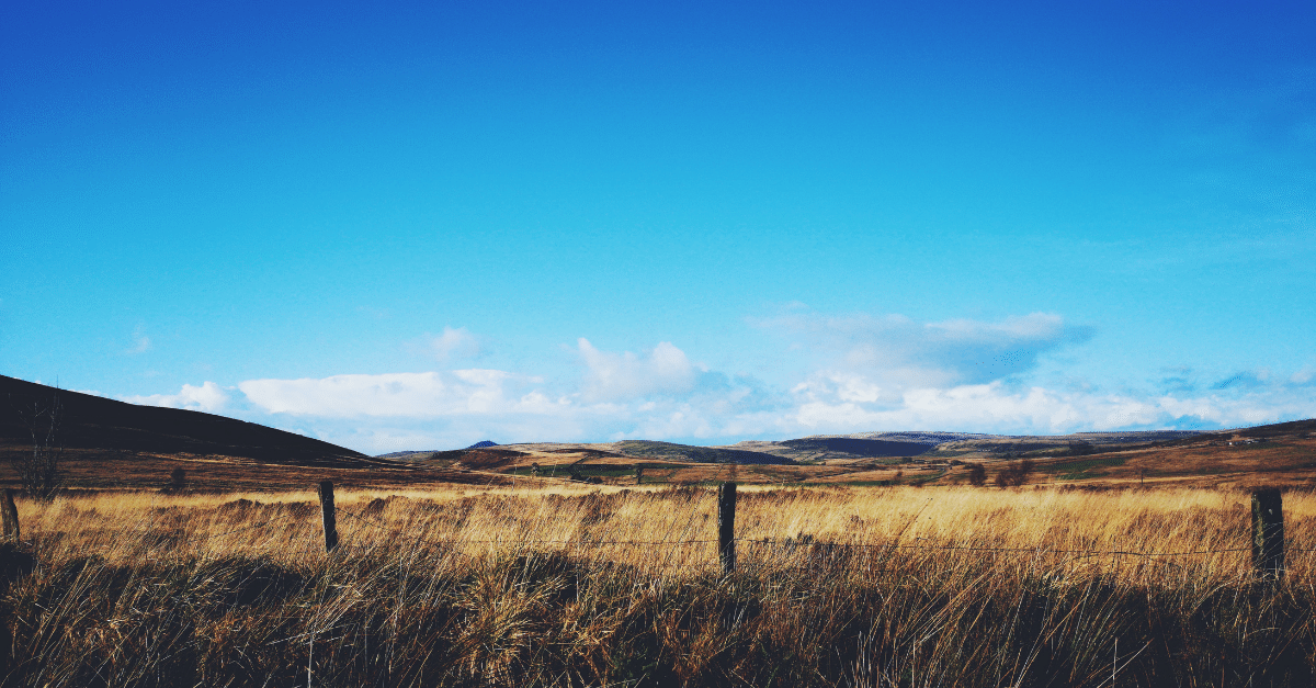 The Roaches in Staffordshire Moorlands on a clear, bright day